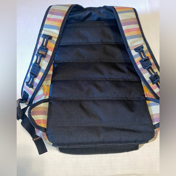Focused Space Striped Backpack Natural Colors Preloved - Picture 6 of 8